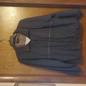 Mens Blue & Taupe Lightweight Jacket L